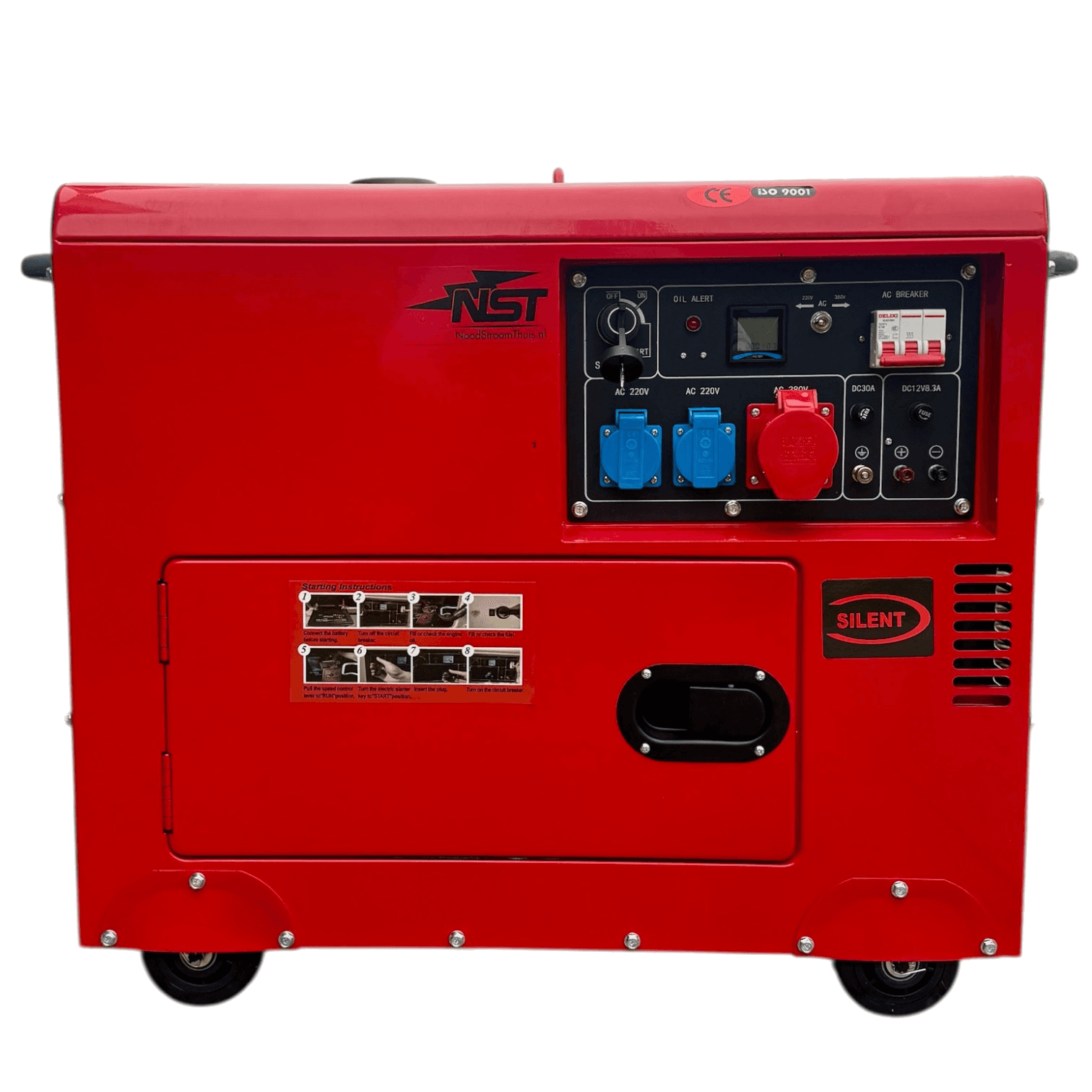 NST 9.5 KW 3 Fase Noodaggregaat